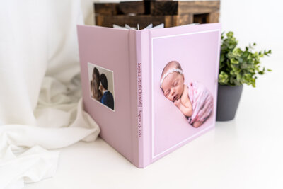 Klein Photography, Luxury Album, Newborn Session in my in-home Studio, Spring, TX