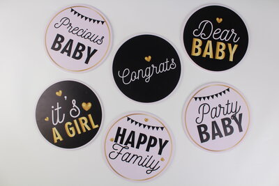 Fun props to use at babys birthday party