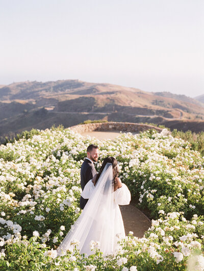 Garden Wedding in Malibu, CA
