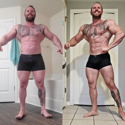 Bodybuilding coaching results