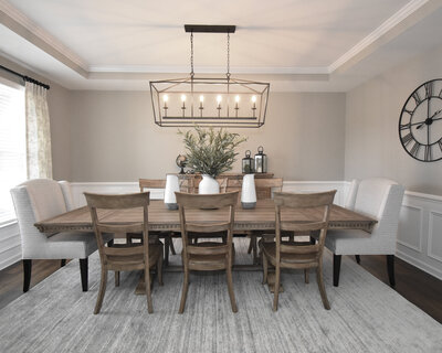 4 dining room ideas gray paint repose gray farmhouse style interior designers near me mooresville lake norman cornellius nc after