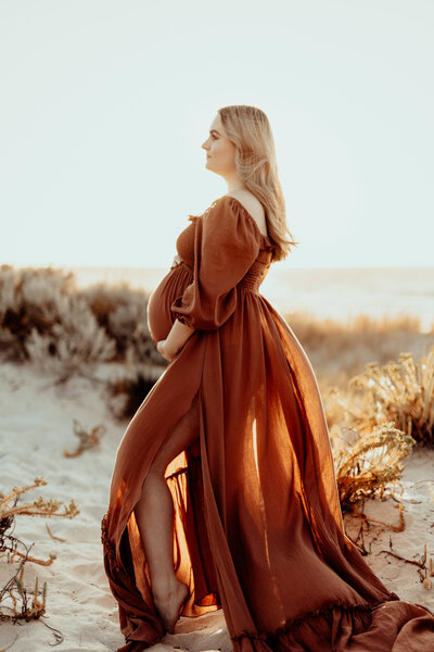 Maternity at the beach