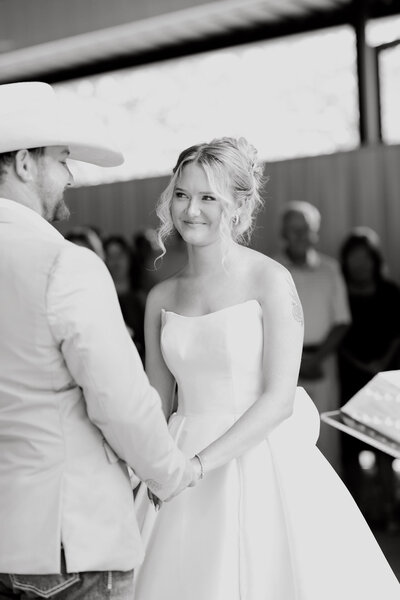 bride groom ceremony outdoor first look east texas