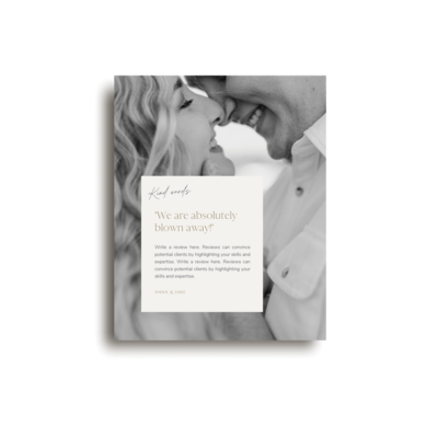 Neutral photography Instagram post template