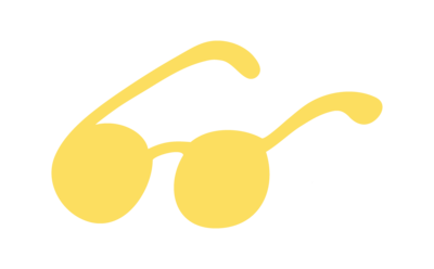 Bondi Marketing sunglasses icon yellow