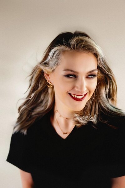Photo of Mia, the owner and founder of Lucid Dreams Beauty