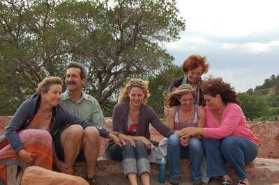 Samarah Grace with group of women and one man garden of gods 2010 blessing