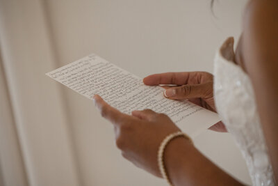 these vintage wedding vows were written by a beautiful bride