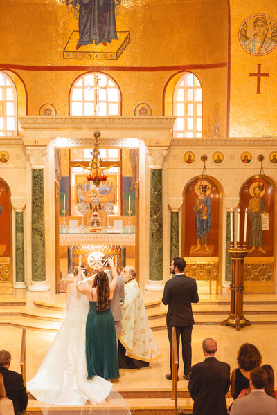 St Sophia's Greek Orthodox Church Wedding in the Spring in DC