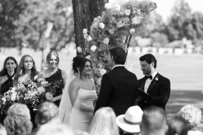 Wedding ceremony at Silverado Resort Napa