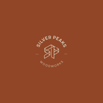 Silver Peaks Woodworks brand design
