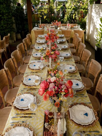 Wedding reception at Loquita in Santa Barbara