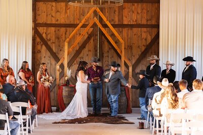 rustic ceremony boho themed wedding the rosewood venue barn doors