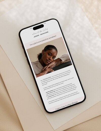 Jessie Email Template for Welcome and Discounts