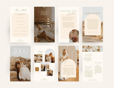 Instagram templates voor interieur ontwerpers