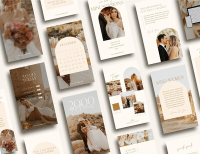 Instagram templates voor interieur ontwerpers