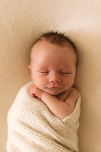 Newborn photography session in Kent by Abigail Scarfe