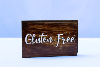 gluten free sign for rent