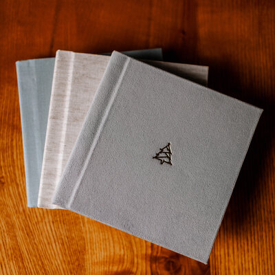 example of albums made by the photographer