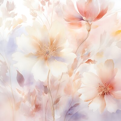 beautiull, pastel floral backdrop for photo booth sessions.