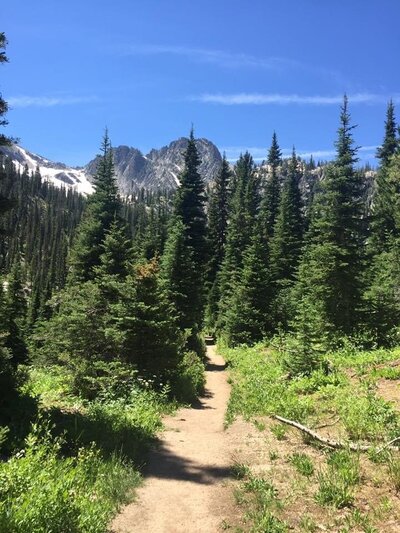 Hiking trail in Idaho