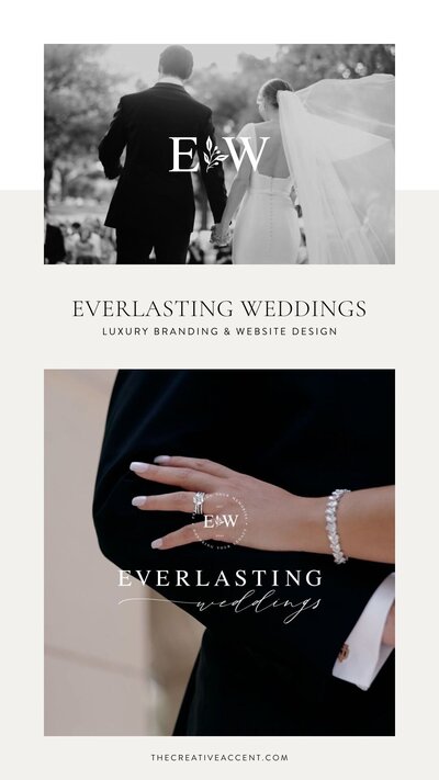 luxury branding and website design for Everlasting Weddings