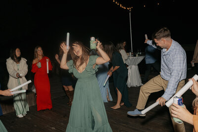 Reception at Lake House at Bulow in Charleston SC 