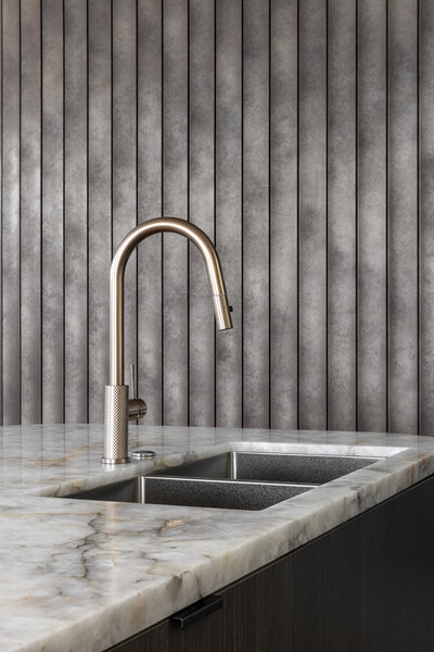 Laundry sink and tapware with marble stone