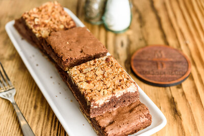 Gluten-free brownies made by Mason Dixon Bakery