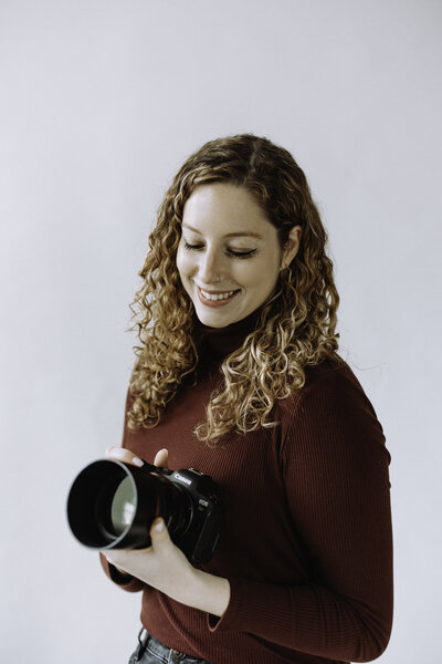 woman smiling at camera