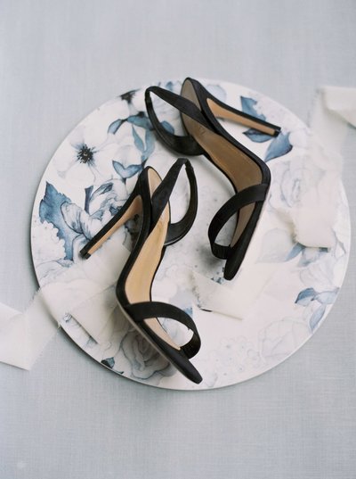 Black Bridal Wedding Shoes