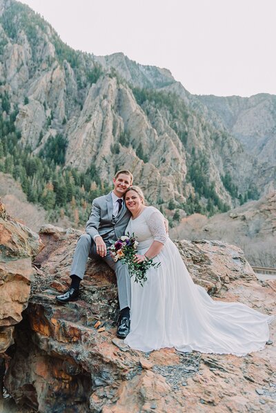 Big Cottonwood Canyon Utah Wedding Photographer