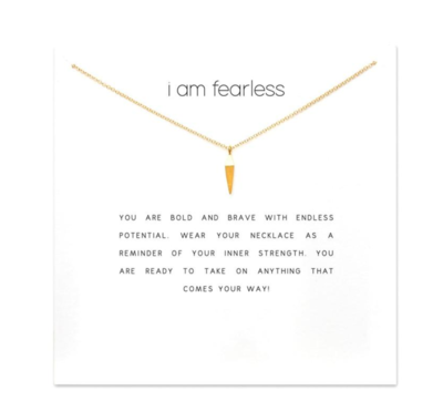I Am Fearless Necklace by Find My Fearless