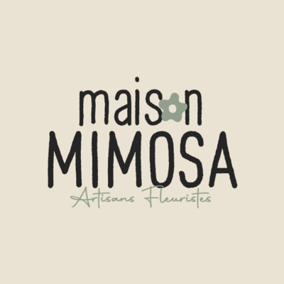 Branding sur mesure pour Maison Mimosa, artisans fleuriste à Bellevigny en Vendée