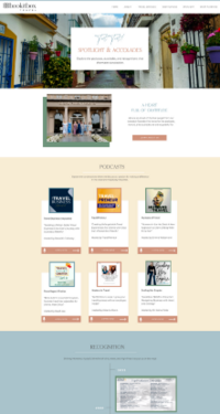 Modern travel website showcasing Kemotion’s professional branding and web design services.