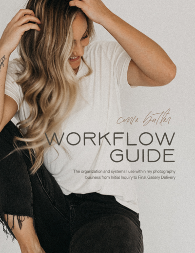 Corrie Butler Photography Workflow Guide