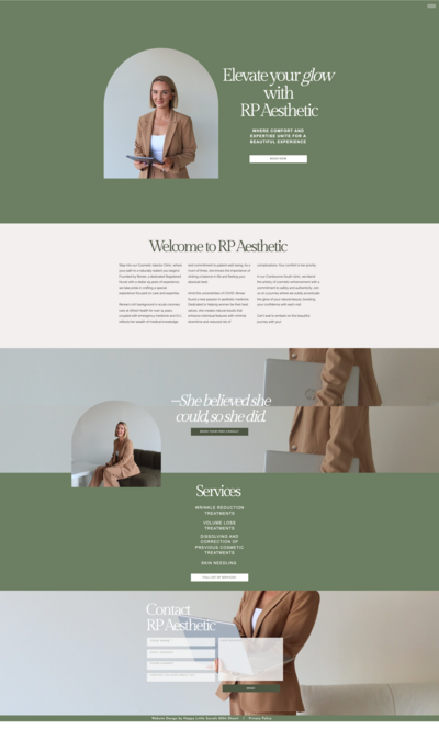 RP Aesthetic website
