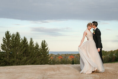 Alpine Ski Wedding Photos