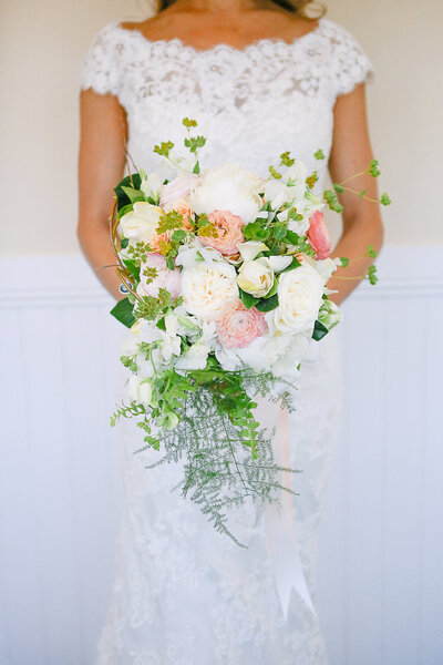 Coastal wedding flowers