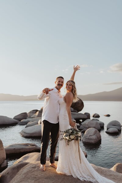 beach elopement in california