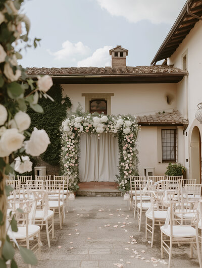 Wedding venue ceremony space