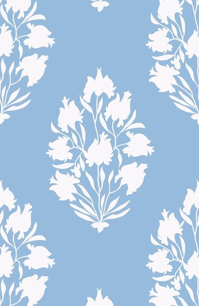 Bukhara Chalk Blue Small MRBUS03