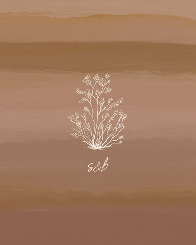 Therapist branding submark for Sage & Bloom Wellness