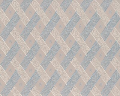 Apprentice Ribbon Trellis, Doc. Blue Verditer