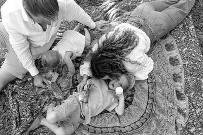 Family playing taken by Shelby Ann Photos, specializing in engagement photography florida
