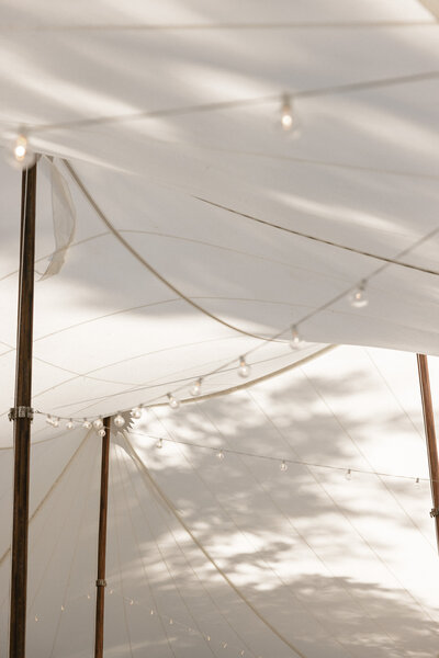 Luxury tented wedding in North Carolina