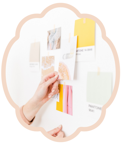 whimsical, dreamy, and magical brand identity designer for creatives