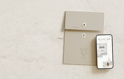 A paper envelope and iPhone