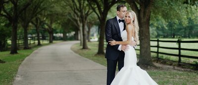 Couples portraits during a wedding in dallas