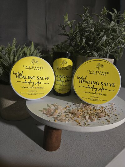 lemongrass lip balm | Tia's Blessed Body Care